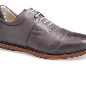 Oxford Tsubo Wexler de cuero carbón para hombre GRIS TALLA 7,5 - Imagen 1 de 5