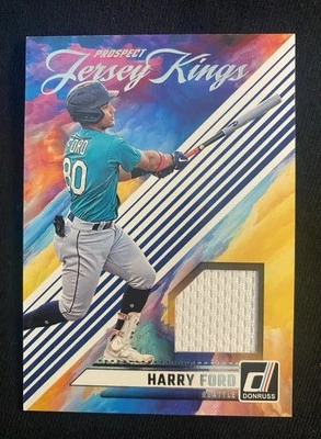 2024 Panini Donruss - Prospect Jersey Kings Harry Ford #PJK-HF (MEM, RC) - Image 1 of 2