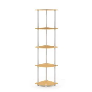 Furinno Turn-N-Tube 5 Tier Corner Display Rack Multipurpose Shelving Uni - Picture 1 of 1