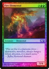 Fire Elemental FOIL Magic 2013 / M13 NM Red Common MAGIC MTG CARD ABUGames