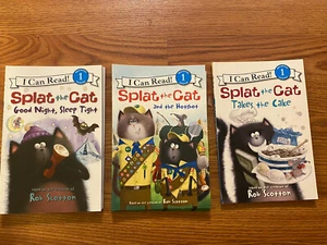 Lot of 3 SPLAT the CAT I CAN READ BOOKS ~ Beginning 1 Reading New Paperback - Picture 1 of 4