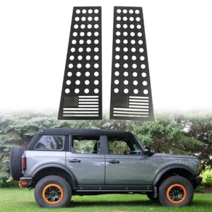 2 Stück Fenster Säulenpfosten Aluminiumlegierung Für Ford Bronco 4-Tür 2021-2024 - Picture 1 of 24