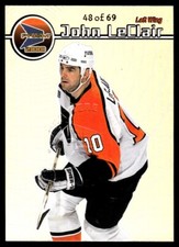 1999-00 Pacific Prism PREMIERE DATE John LeClair /69 Philadelphia Flyers #102