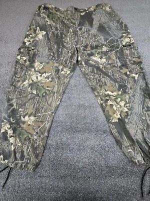 Vintage Y2K Mossy Oak Jerzees Camo Cargo Pants Mens 3X Huge Baggy Hip Hop Street - Image 1 of 4