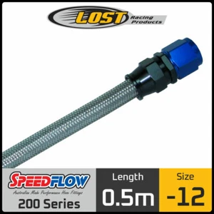 Speedflow 200 Series -12 AN Teflon® Braided Hose (0.5 metre) 200-12 - Picture 1 of 3