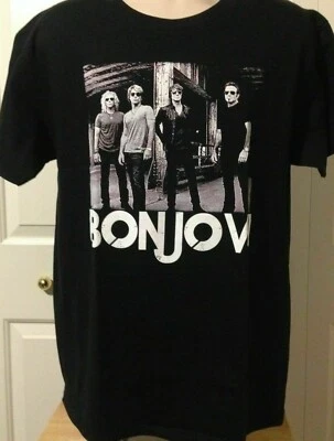 BON JOVI - BLACK NEW T SHIRT SMALL Foto 1 de 2