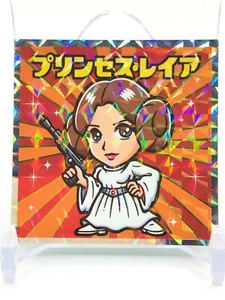 Leia STAR WARS Bikkuriman Chocolate Seal Lotte Japan 2015 Very Rare 6 - Imagen 1 de 6