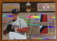 Curt SCHILLING 2005 Playoff Absolute Memorabilia Heroes Dual PATCH Relic 10/25