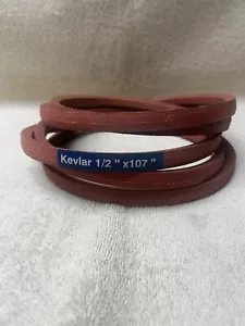 1/2” X 107” Kevlar Mower Belt, Cub Cadet, Troy Built - Picture 1 of 4