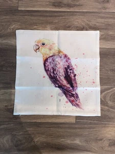 Tropical Parrot Decorative Pillow Covers 18 x 18 New - Picture 1 of 2