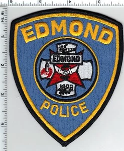 Edmond Police (Oklahoma) Dark Blue Shoulder Patch - new from the 1980's - Picture 1 of 1
