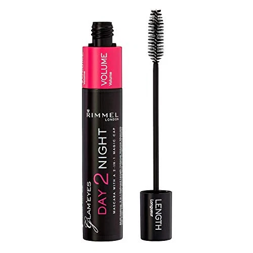 Rimmel Glam'eyes Day 2 Night Mascara, - 8ml - Black