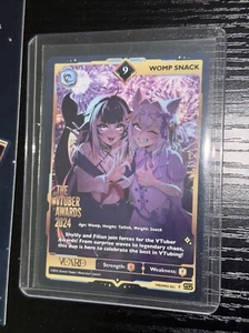 Gamer Supps VCard Vtuber Awards 2024 Promo Card 001 - Womp Snack - FULL ART 9 - Picture 1 of 4