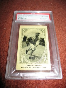 1922 Neilson's Chocolate DAVE DANFORTH PSA VG/EX 4 ~ST. Louis AL.