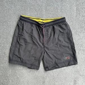 NAPAPIJRI Herren Shorts Badehose Small Travel Badeshorts Logo Boxer 6403 Grau - Bild 1 von 8