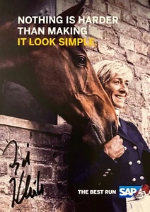 Autogramm Reiten Ingrid Klimke 2 x Olympiasiegerin garantiert handsigniert xyz - Bild 1 von 1