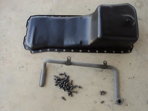 89-1993 DODGE RAM 5.9 CUMMINS DSL. OEM OIL PAN with PICKUP TUBE & MOUNTING BOLTS - Picture 1 of 7