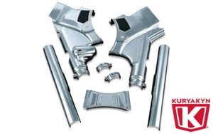 Kuryakyn 7832 Chrome Deluxe Neck Frame Covers Harley Davidson Touring 2009-2013 - Picture 1 of 2
