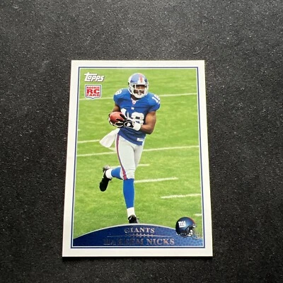 2009 Topps - #335 Hakeem Nicks (RC) - Image 1 of 2