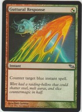 ► magic-style ◄ mtg-guttural response/reply guttural-shadowmoor-nm