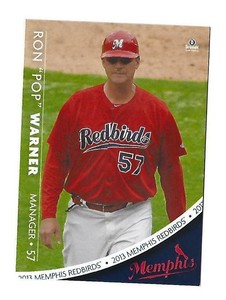 2013 Memphis Redbirds Ron Warner