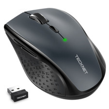 TeckNet M002 2.4G Wireless Mouse 4800 DPI 6 Adjustment Levels - Grey