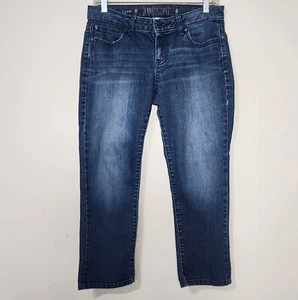 Pantalones de mezclilla Jennifer Lopez para mujer talla 4P tiro bajo capri/corto elástico JLO - Imagen 1 de 12