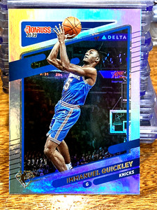 2021-22 Donruss Immanuel Quickley New York Knicks Holo Laser 39/75
