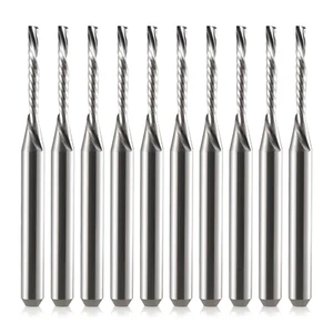 Hartmetall Spiral Downcut Bit 1/8 Zoll Schaft, 1/16 Zoll Schnittdurchmesser O Flöte Downcut - Bild 1 von 12