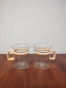 Bodum Bistro Espresso Glass Mug Cup Tea Espresso Set of 2 Vintage - Bild 1 von 6