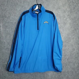 Los Angeles Rams Nike Pullover 1/4 Zip Jacke Herren Größe L NFL Blau Onfield NFL - Bild 1 von 20