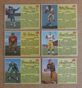 1963 POST CEREAL CFL FOOTBALL KARTE EINZEL KOMPLETT IHR SET WÄHLEN SIE AUS - Bild 1 von 97