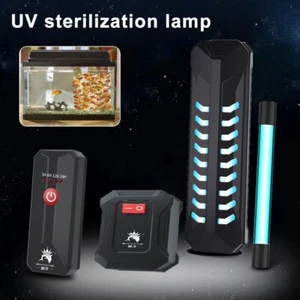Aquarium Clean Ligh Submersible UV Light with Timer Fish Tank Green Clear Lamp - Picture 1 of 9