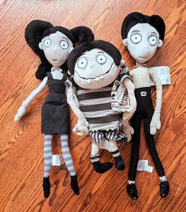 NWT RARE Disney Store Frankenweenie Plush Doll Lot: Victor, Elsa, & Edgar - Picture 1 of 10