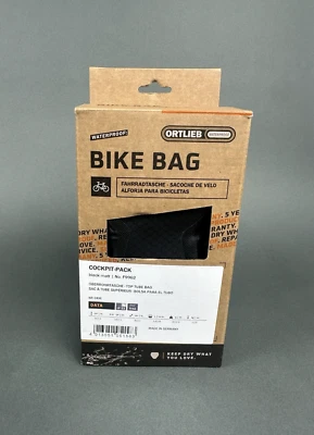 Ortlieb Ligero Bicicleta Embalaje Cabina Paquete Vástago Bolsa 0.8L Negro Clasificado IP53 Foto 1 de 4