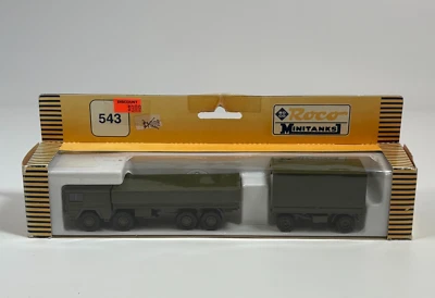 Roco 543 1:87 Minitanks German Man Ammo Supply Truck w/ Trailer - Image 1 of 3