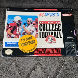 Bill Walsh College Football SNES (Super Nintendo Entertainment System, 1994) - Picture 1 of 9