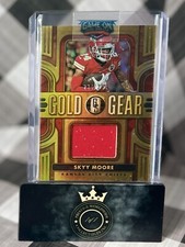 Skyy Moore 2023 Panini Gold Standard Gold Gear Patch Relic /299 #GG-SM KC CHIEFS