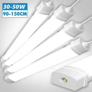 Lampada LED tubi ambienti umidi 60/120/150CM plafoniera officina garage lampada - Foto 1 di 15