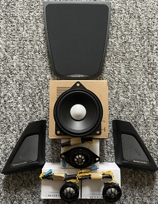 Bmw F10 F11 F18 M5 HARMAN KARDON TOP HIFI SPEAKERS TWEETERS COVERS - Image 1 of 4
