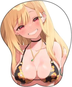Anime Mouse pad Marin Kitagawa Anime Design 3D Ergonomic Mouse Pad with Wrist Re - Picture 1 of 54