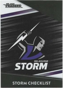 2020 Nrl Traders Platinum Parallel (PS061) Storm logo - Picture 1 of 1