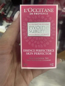 L'Occitane Peony Pivoine Essence Perfector Skin 1FL OZ / 30ml NIB Sealed - Picture 1 of 2