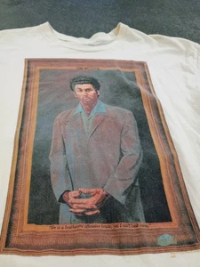 Vintage The Kramer Portrait T-Shirt Official Seinfeld Tag Castle Rock Herren Gr. L - Bild 1 von 6