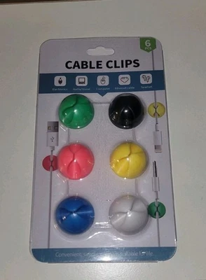 Cable Clips for Cord Organizer/Wire Holder for Computers Cable Management - Image 1 of 2