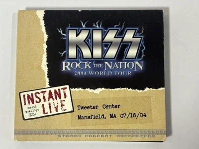 KISS Rock the Nation Live CD 2004 World Tour Mansfield, MA 07/16/04 2 Disc Set - Image 1 of 4