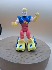 VINTAGE 1987 TYCO ROCKET ROLLERS Blue Bolt Figure - Picture 1 of 5