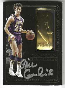 2014-15 Panini National Treasures Gail Goodrich Logoman Signatures Auto /49 SSP - Picture 1 of 2
