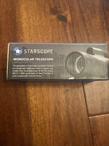 Starscope Monocular Telescope Gen 2 10x Zoom Water Resistant Open Box Unused - Picture 1 of 4