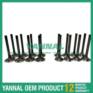 New 16 pcs Intake Valve for Doosan D2848 Engine Engine Spare Parts - Picture 1 of 6